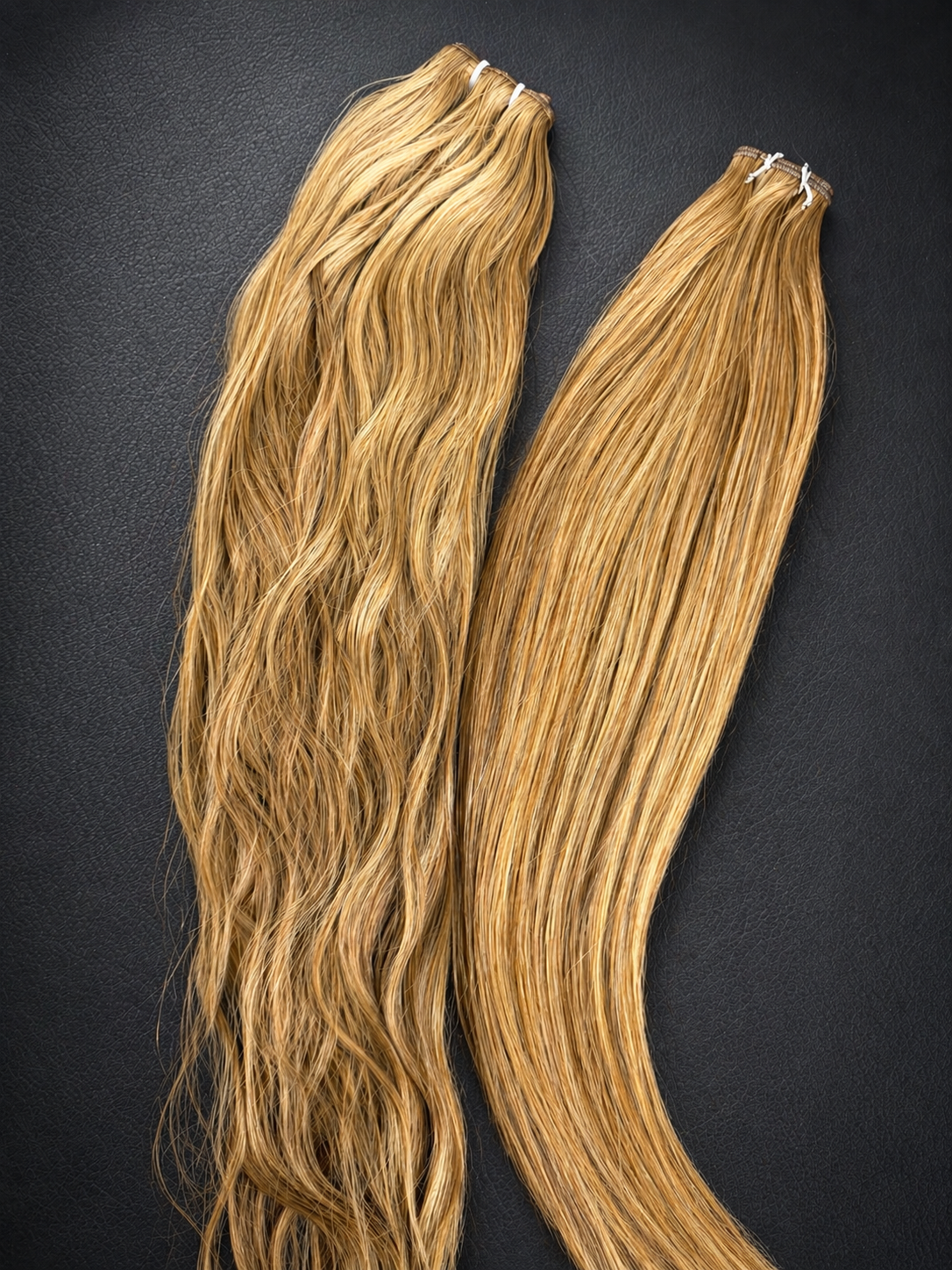Caramel Blond Mix 45 cm Glatt